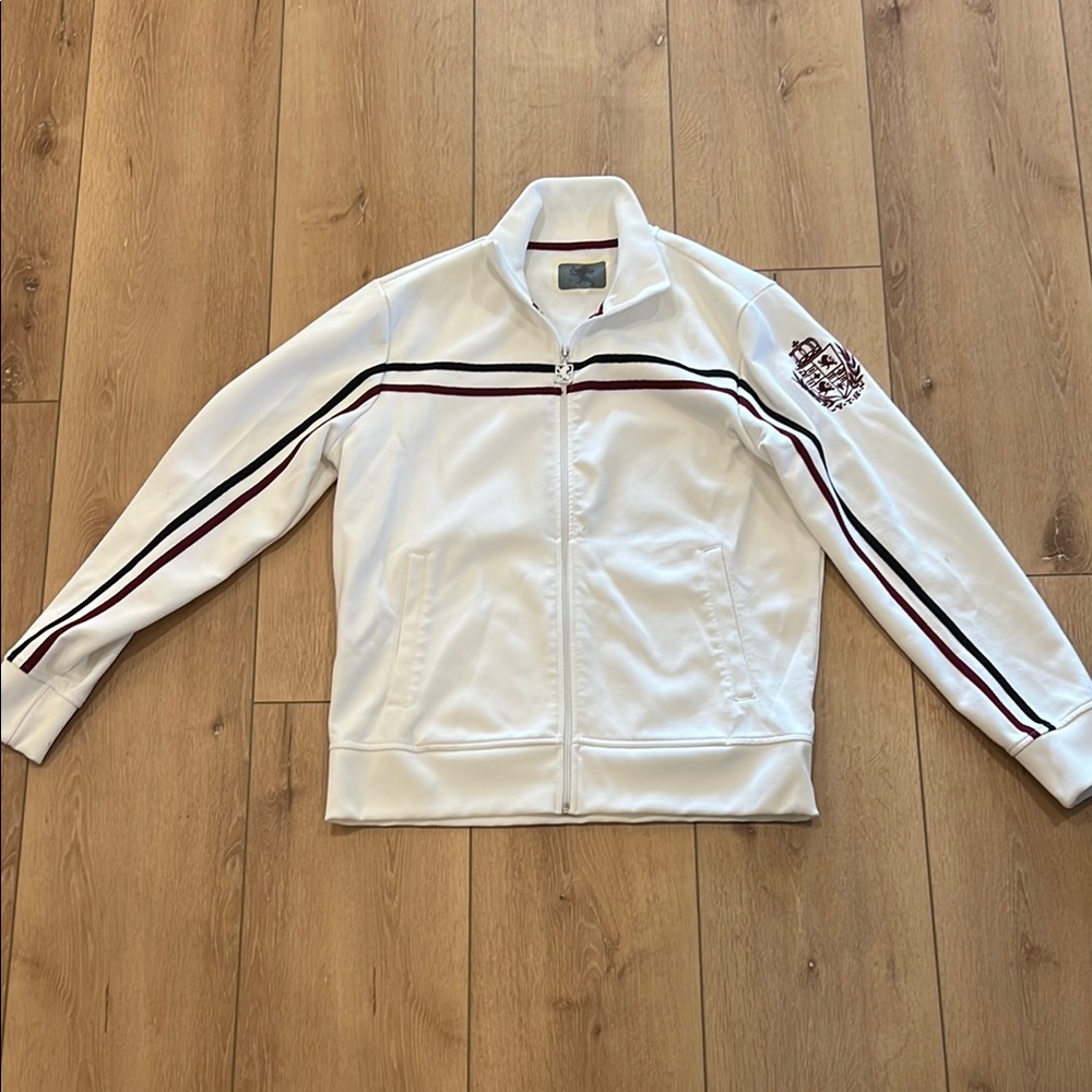 Express White and Red Jacket